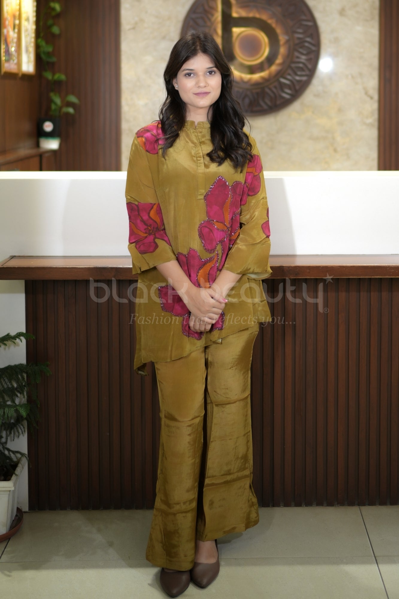 Crepe Floral co-ord Set