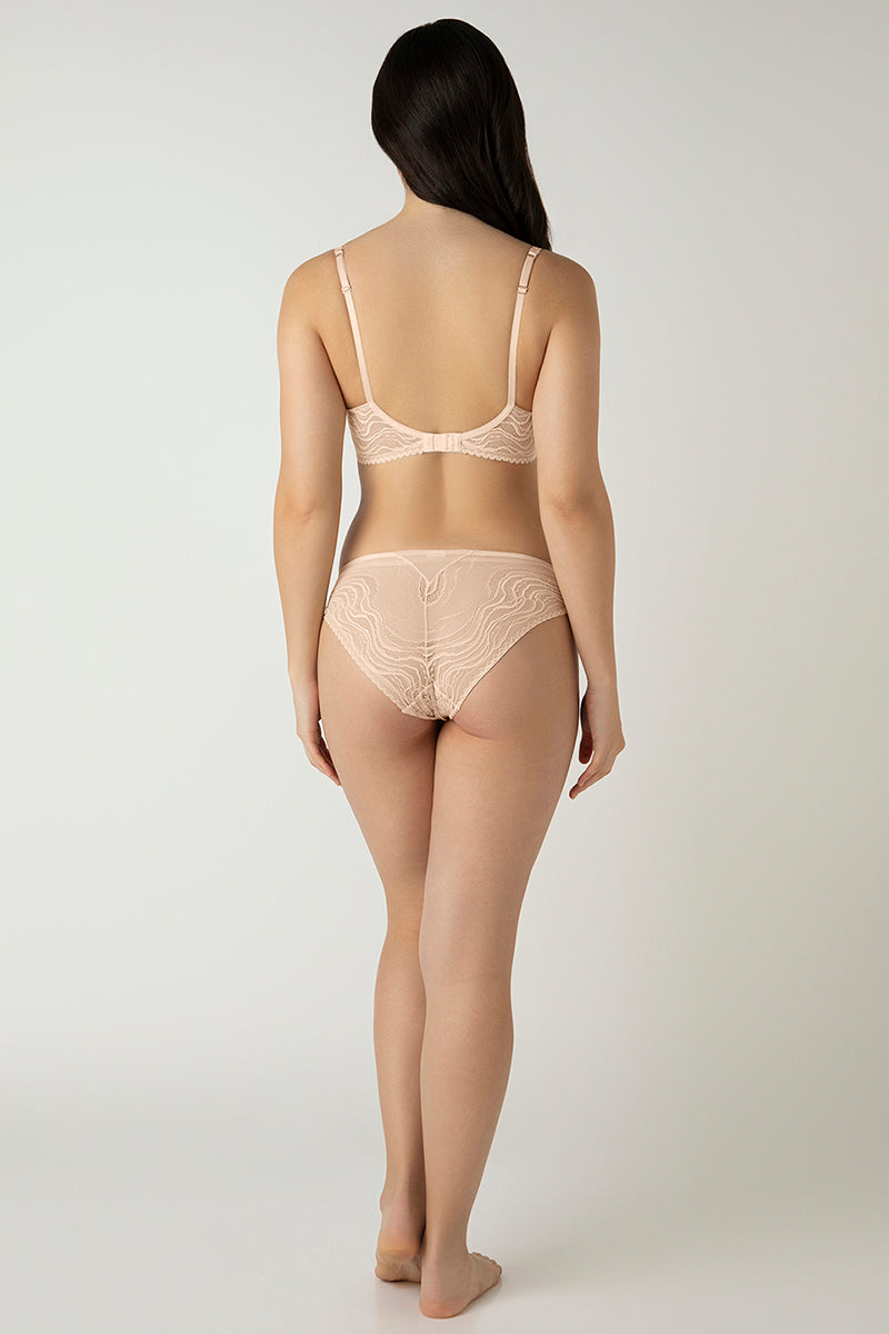 AMANTE Demure Padded Non-Wired Demi Bra