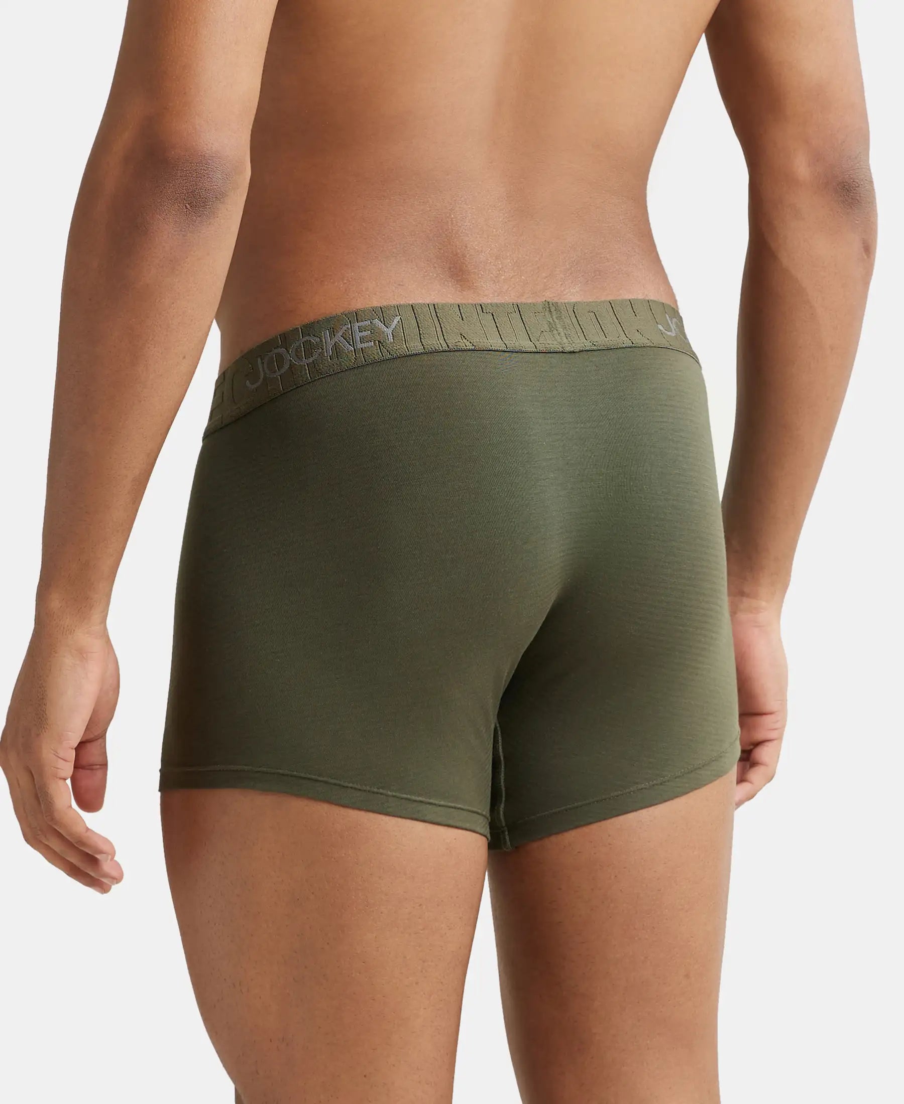Supima Cotton Elastane Solid Trunk with Ultrasoft Waistband-IC32