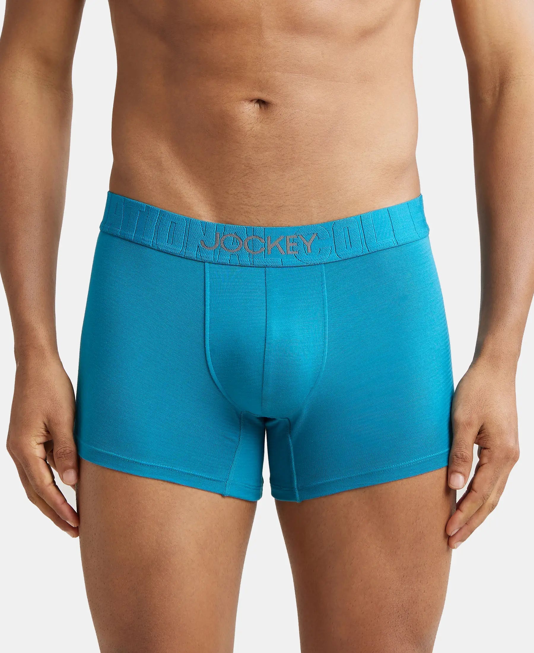 Supima Cotton Elastane Solid Trunk with Ultrasoft Waistband-IC32