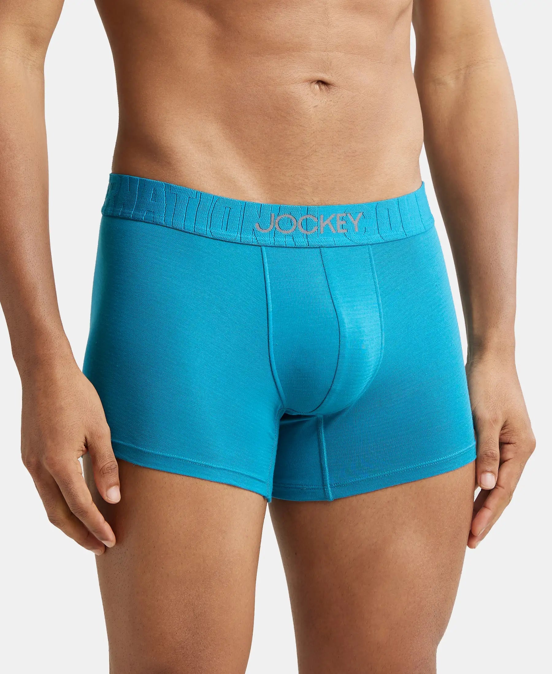 Supima Cotton Elastane Solid Trunk with Ultrasoft Waistband-IC32