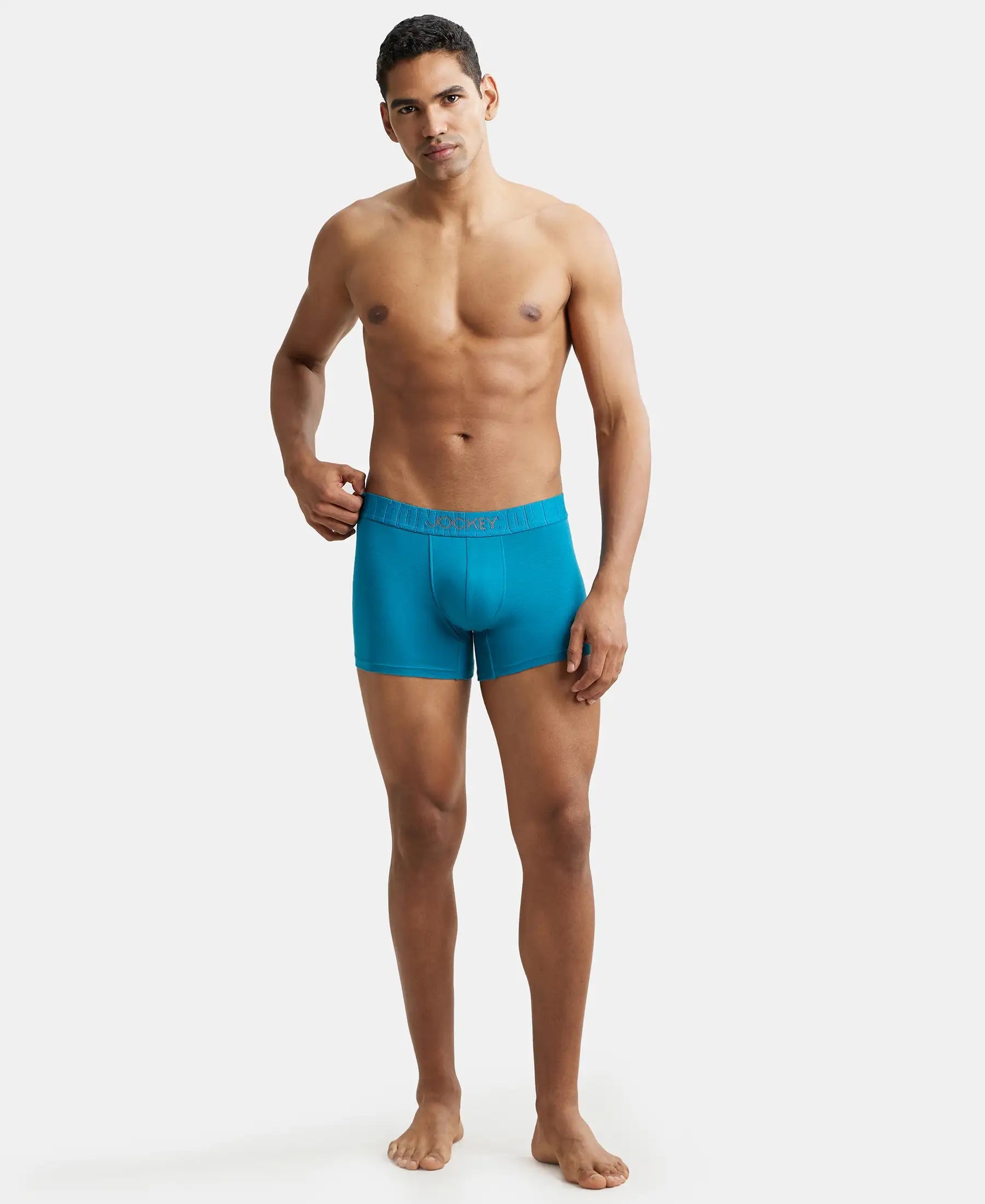 Supima Cotton Elastane Solid Trunk with Ultrasoft Waistband-IC32