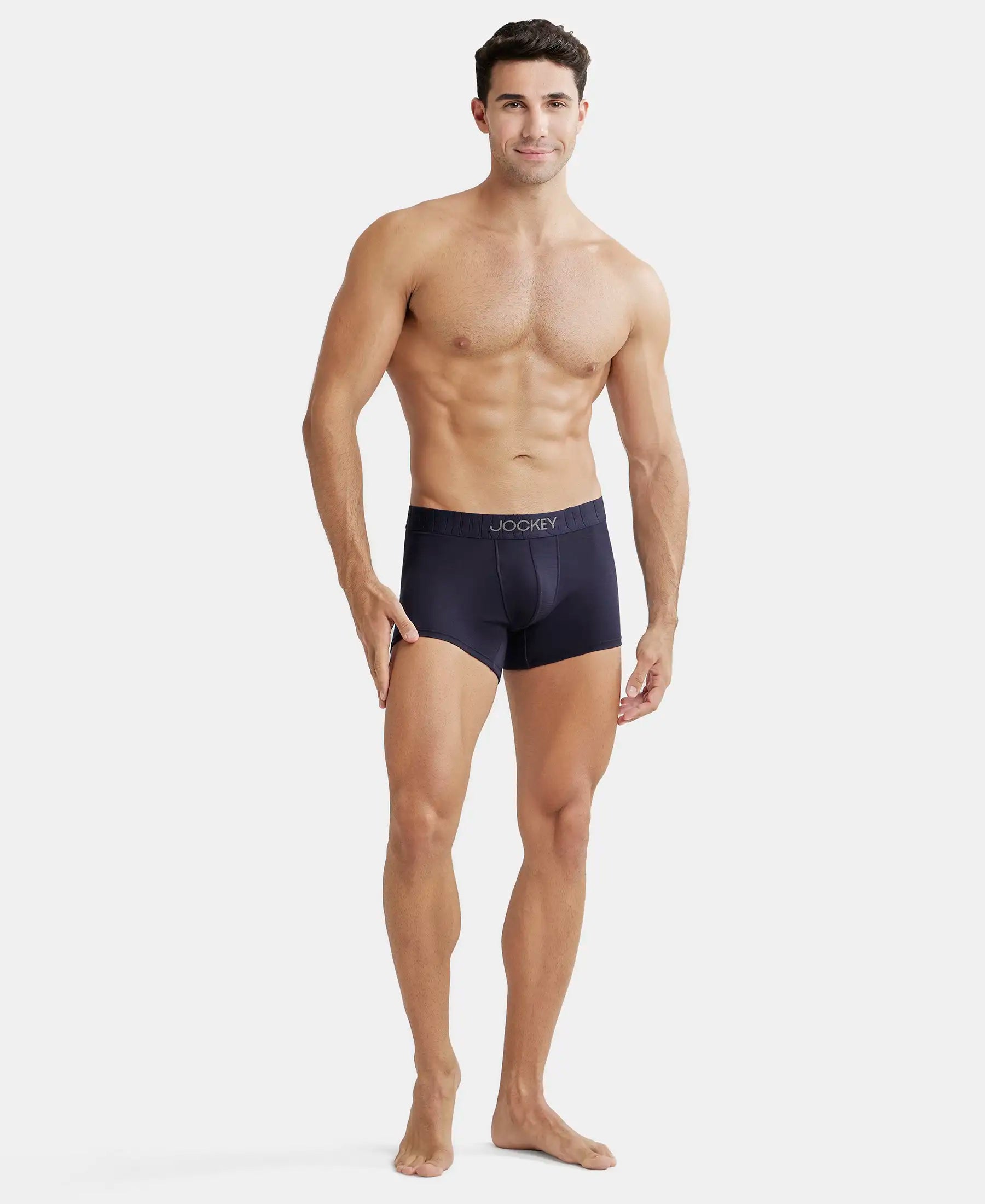 Supima Cotton Elastane Solid Trunk with Ultrasoft Waistband-IC32