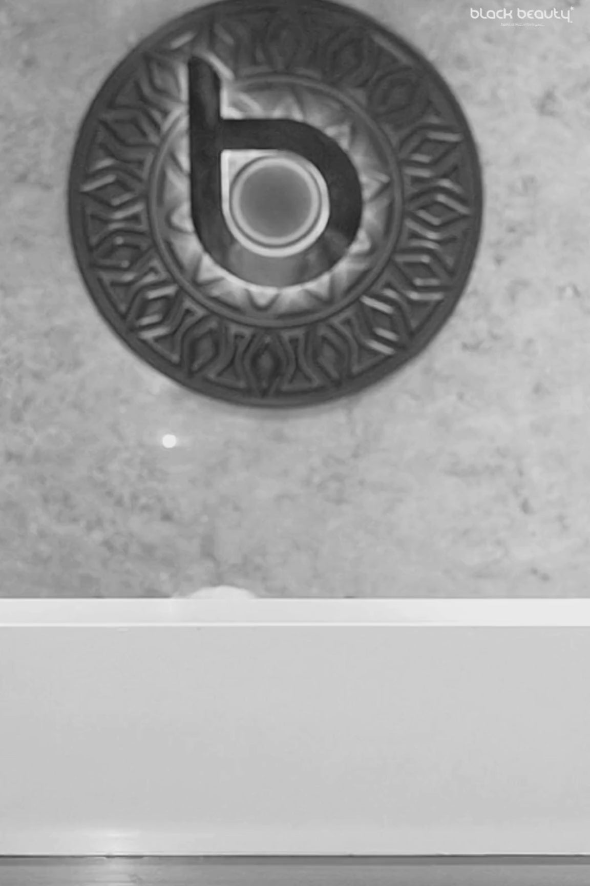 Tropical Noir Ruffle Midi Dress